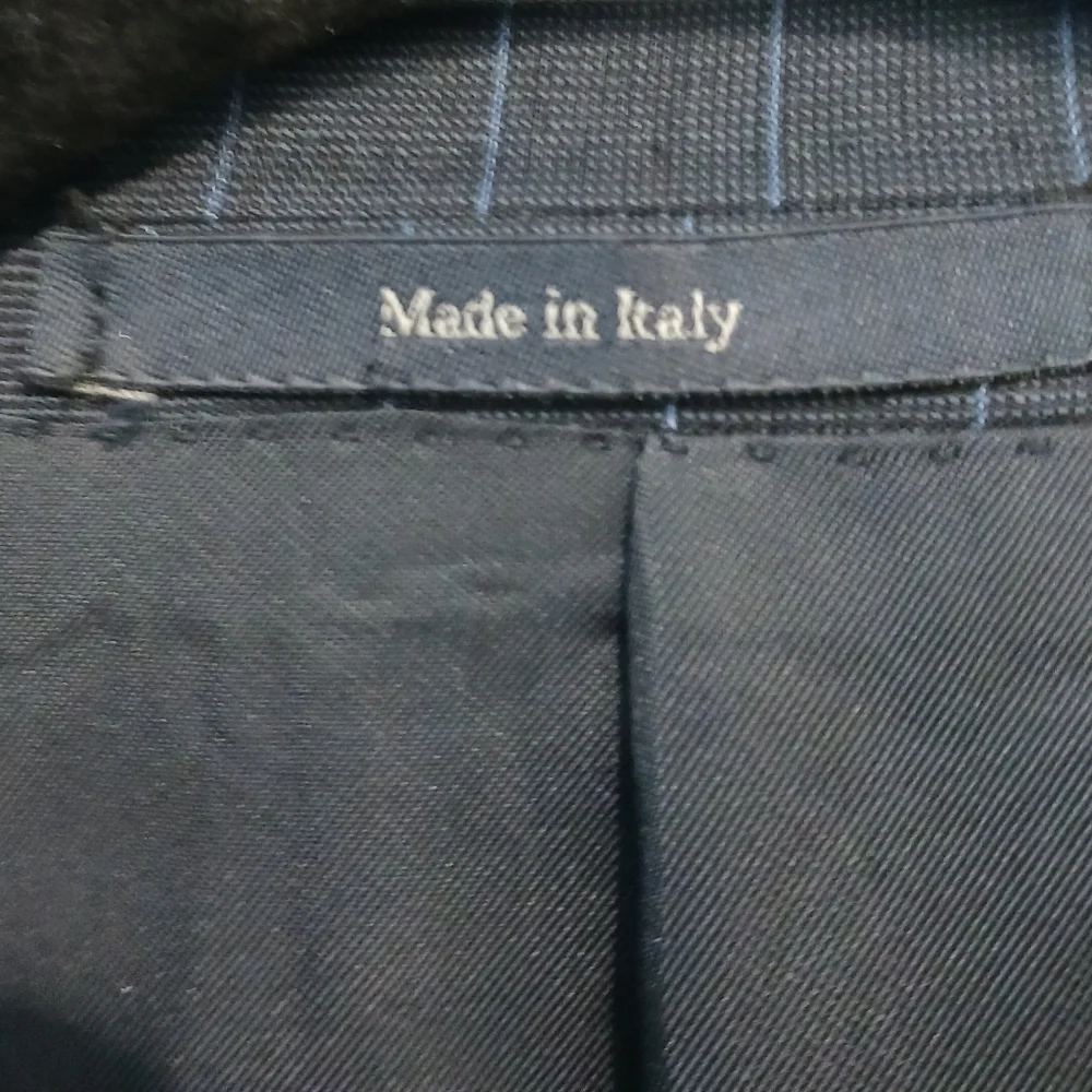 XL Ermenegildo Zegna Mens Suit Jacket Striped Traveller Made in Italy Wool Silk